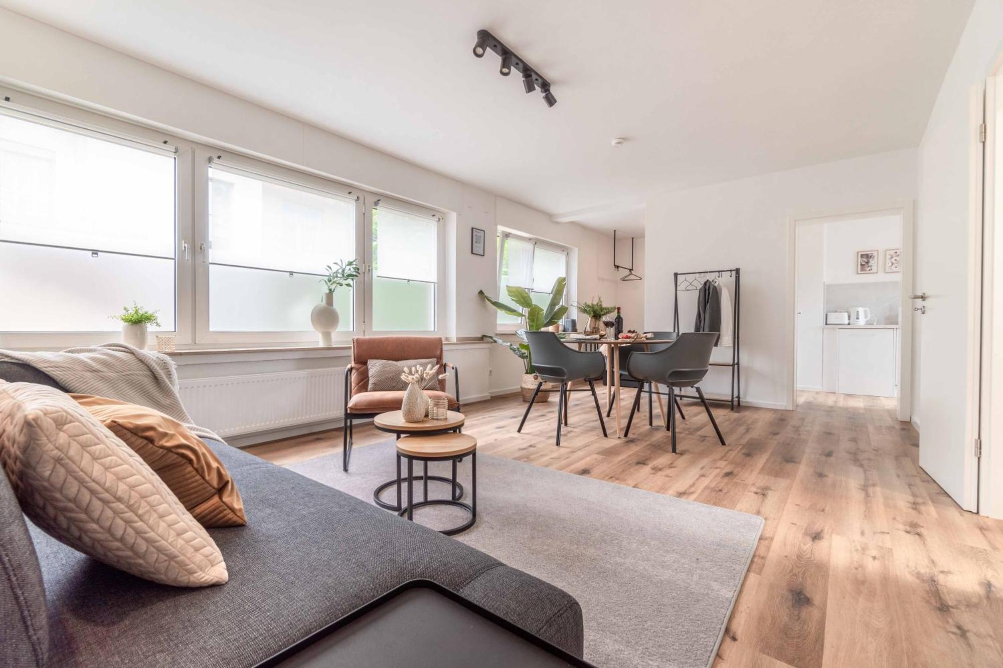Modern & Minimal - Design-Apartment In Stadtmitte 베젤 외부 사진